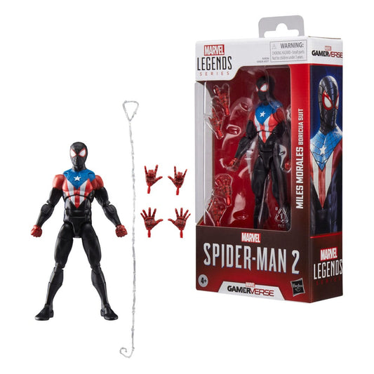 Marvel Legends Actionfigur Miles Morales (Boricua Suit) 15 cm Gamerverse Spider-Man 2